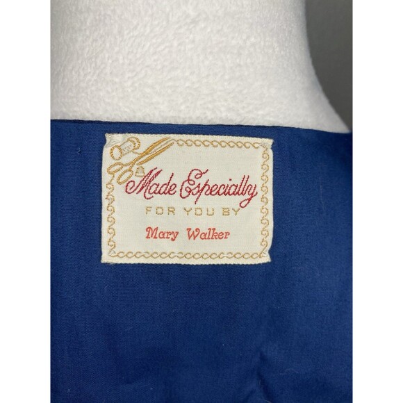 Vest Patchwork Womens L Open Handmade Appliqué Buttons Lace Granny Cottagecore - Picture 7 of 7